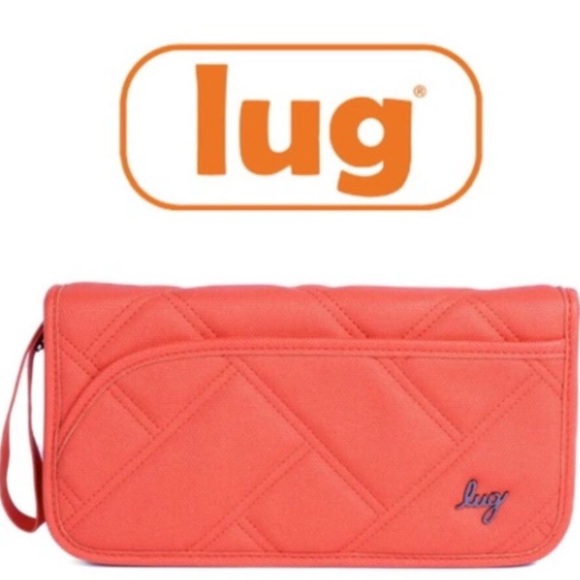 lug Handbags - Lug Tango Matte Luxe VL Travel RFID Wallet -PAPAYA